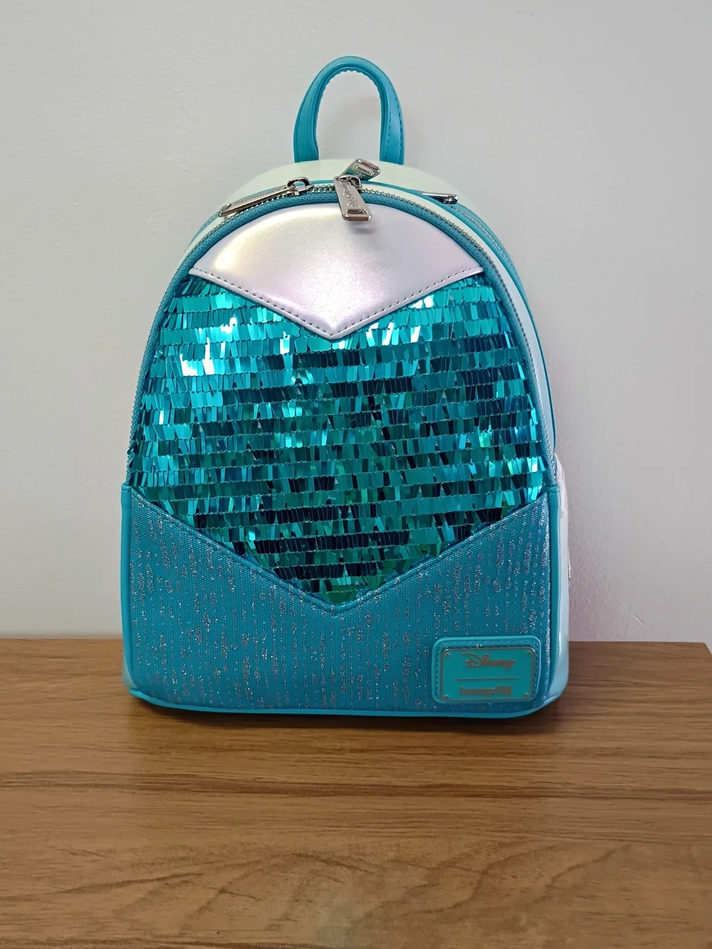 Loungefly Disney Hard Tag Elsa Sequin Backpack